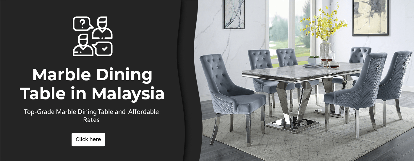Marble Dining Table in Kuarters Hospital Sungai Buloh